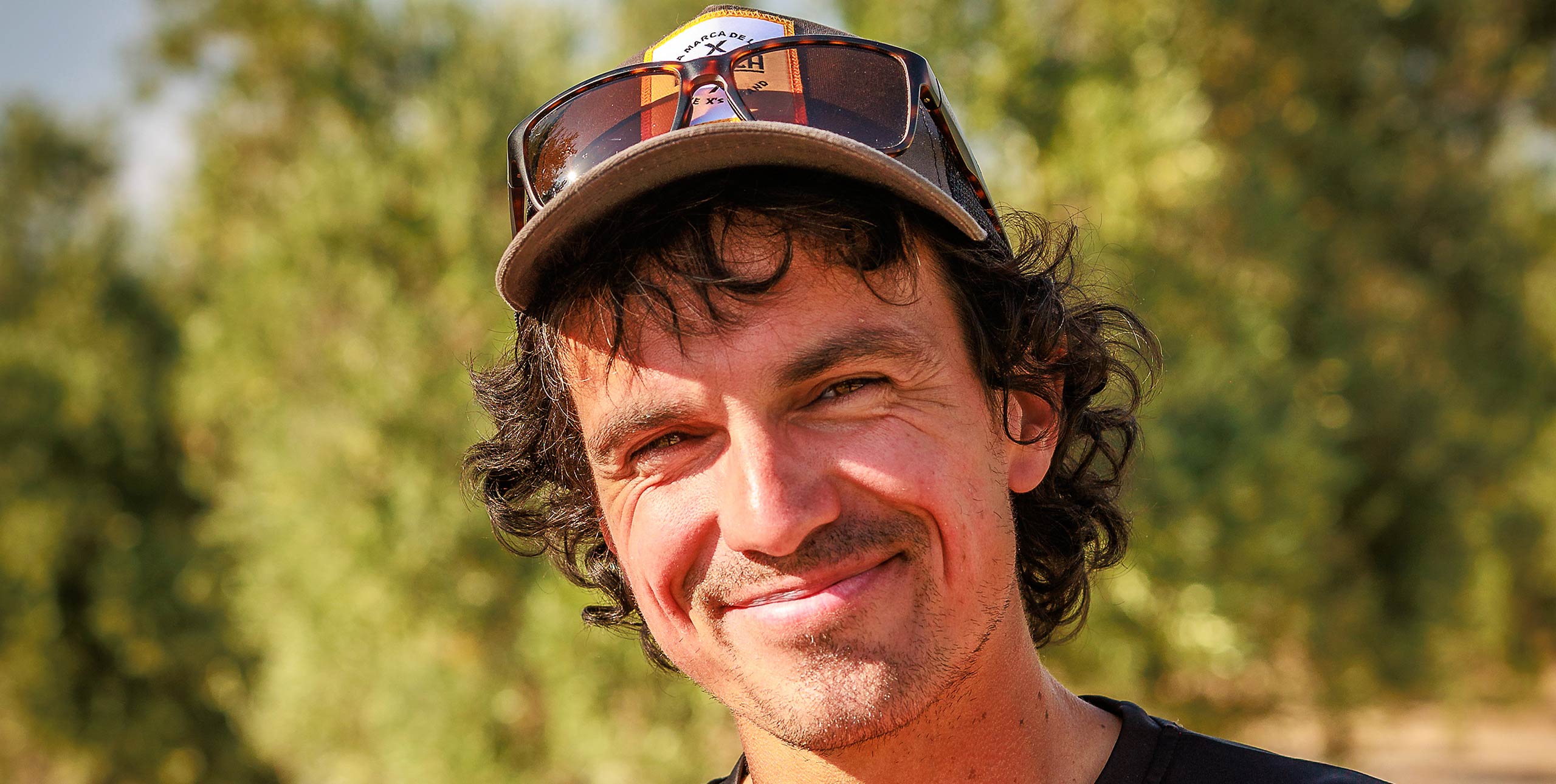 Julien Garcia in the goal field at the end of the FAI European Paragliding Championships this year. His overwhelming feeling with the individual and team success? “Relief!” Photo: Marcus King