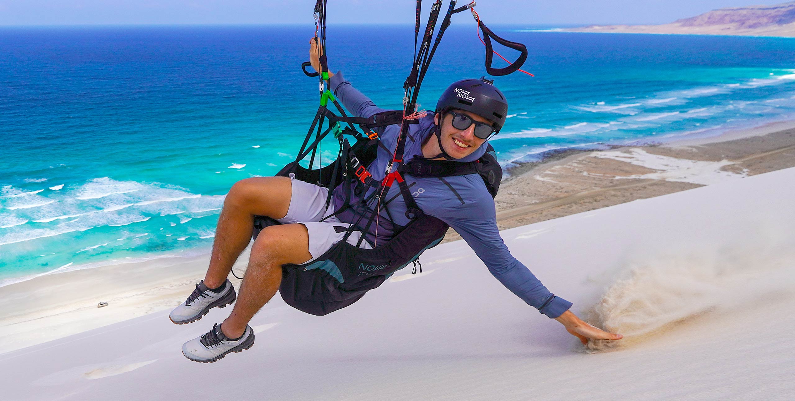 having fun on the dune in Socota