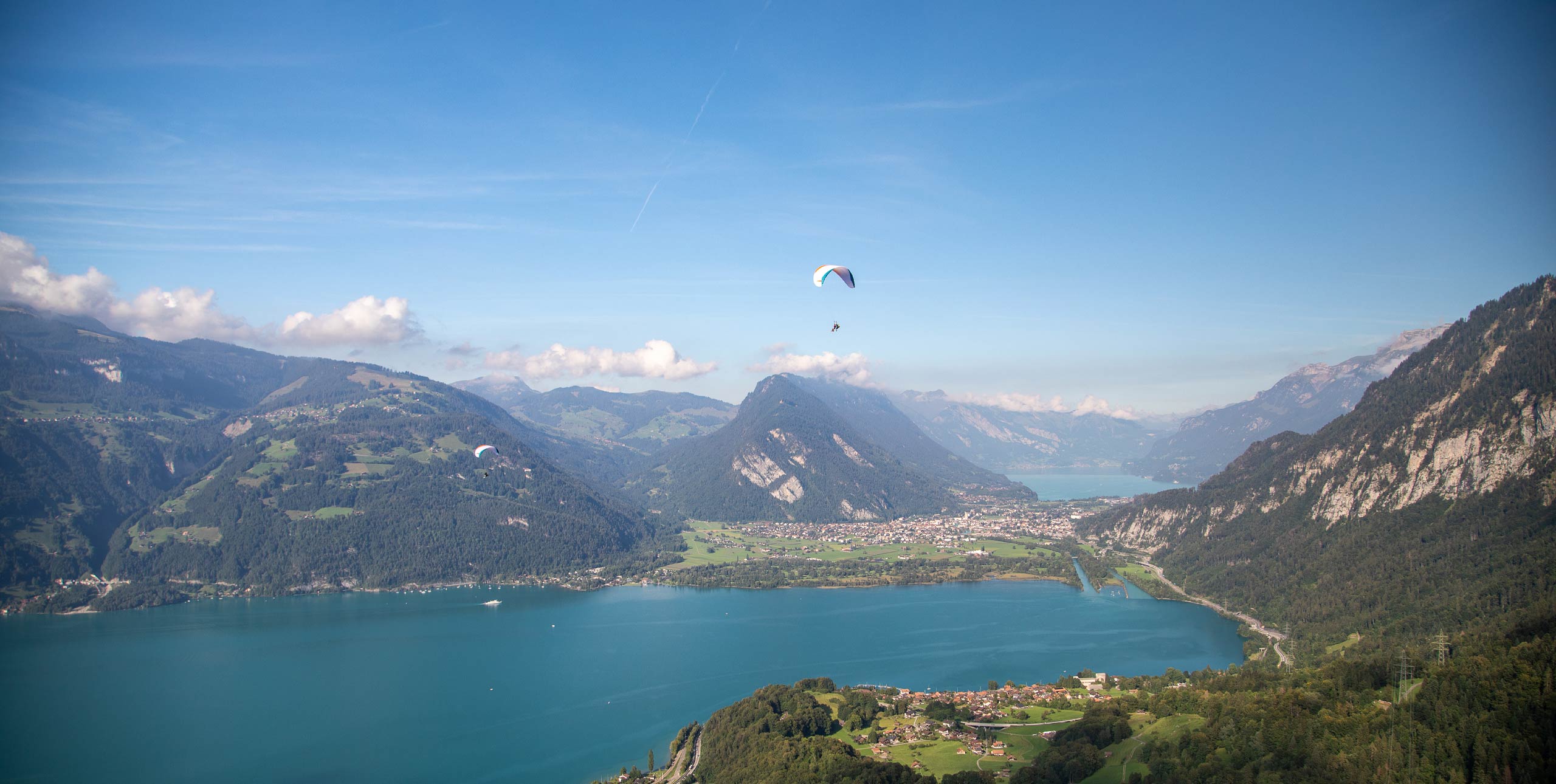 Interlaken – a Swiss paragliding mecca. Photo: Marcus King