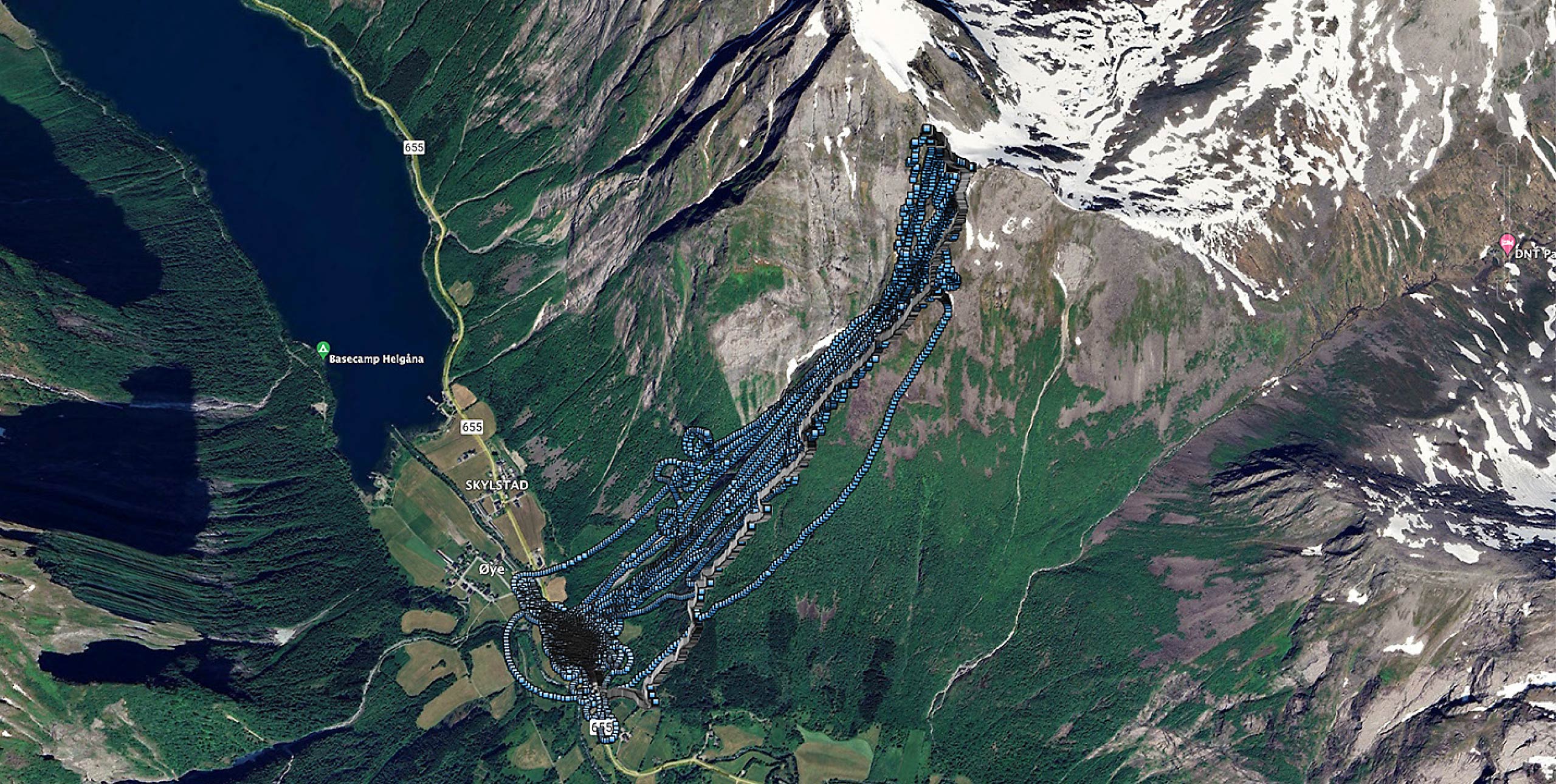 Hike-and-Fly record attempt in Norway
