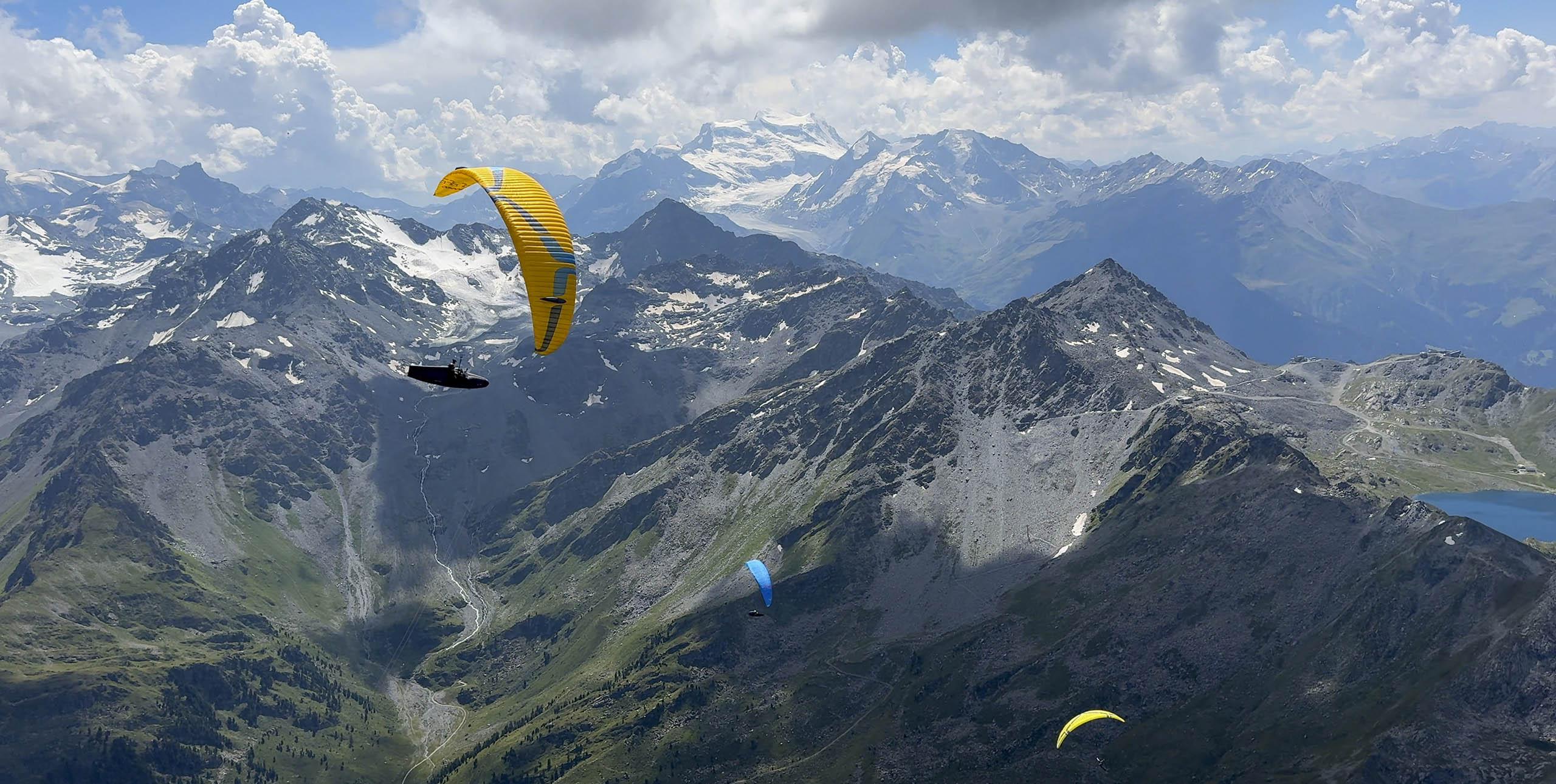 In Verbier at the Swiss Paragliding Open 2024. Photo: Martin Scheel