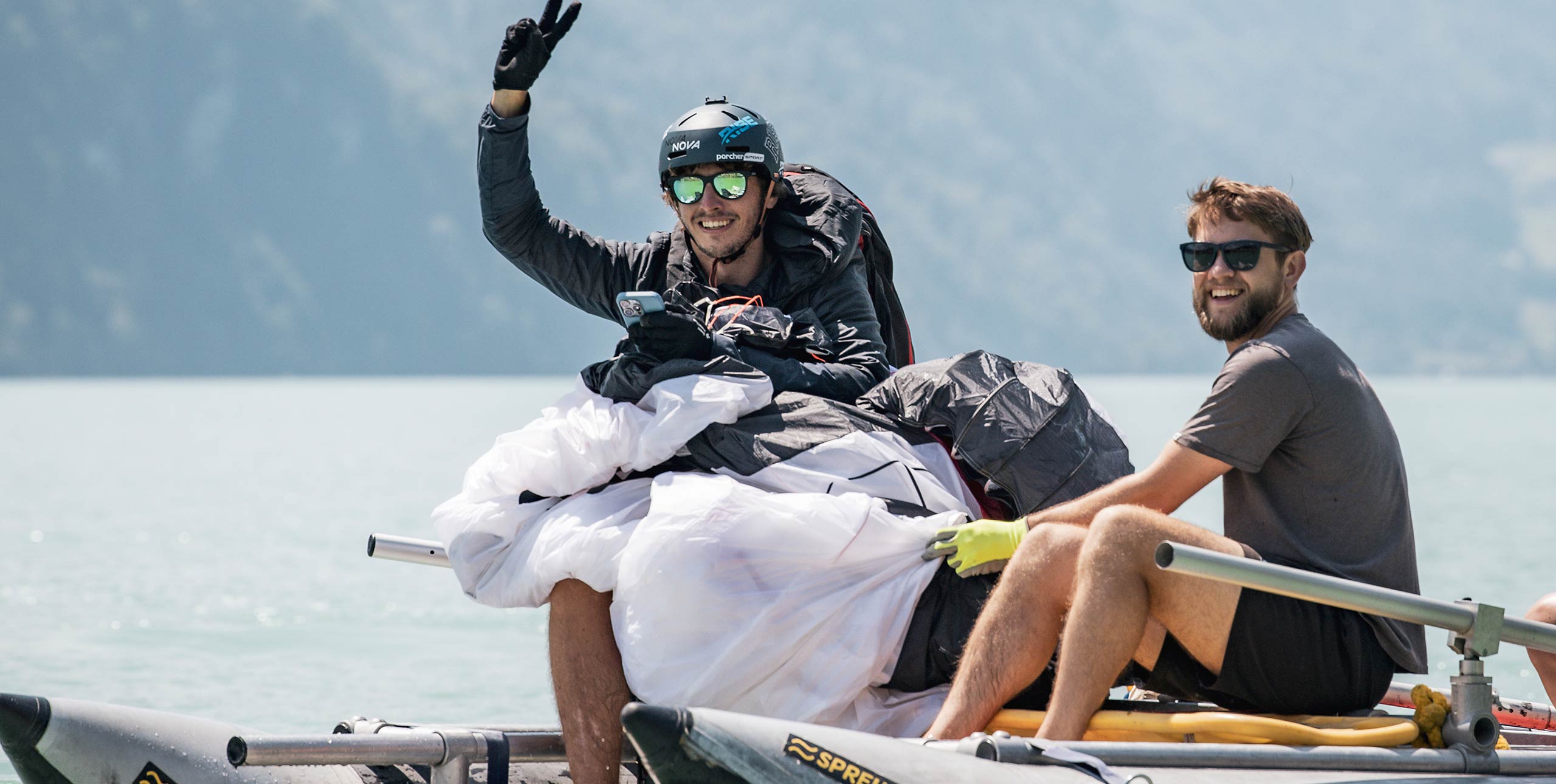 Théo de Blic at the Brienz Acro World Tour