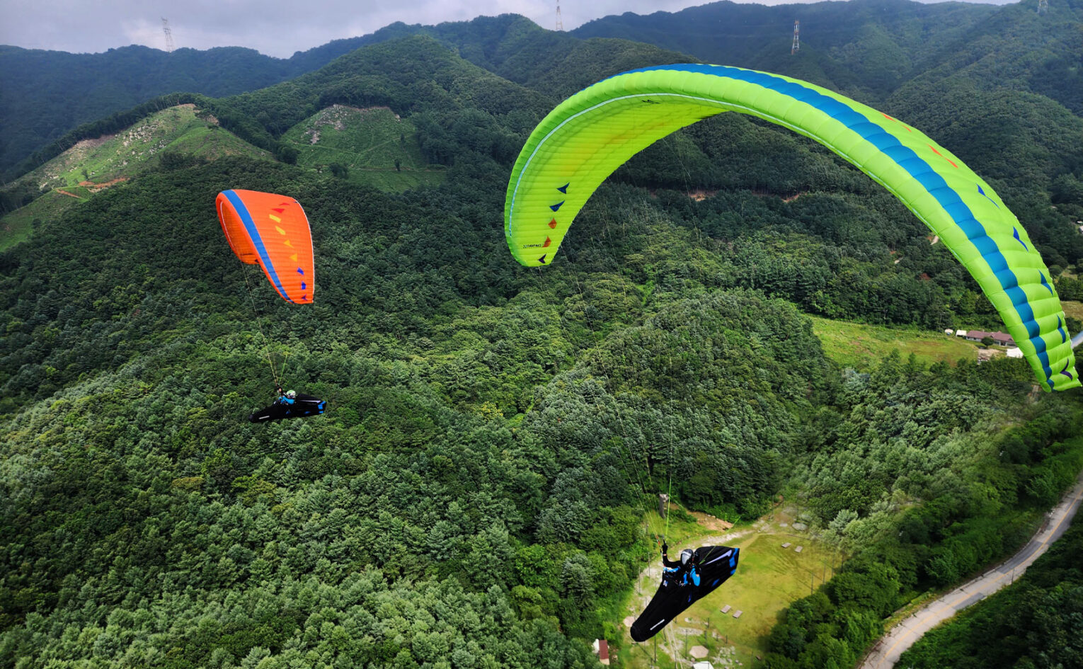 The two-line EN C Mambo from Davinci. Photo: Davinci Paragliders