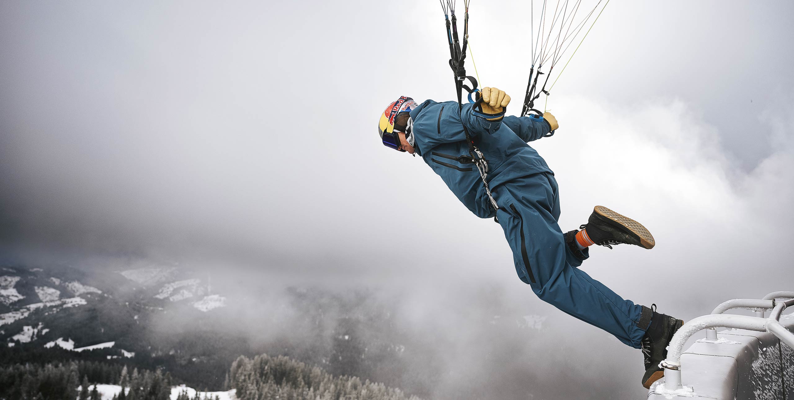 Veso in his magic trousers at the Snejanka Tower in Pamporovo, Bulgaria. Photo: Ivaylo Donchev