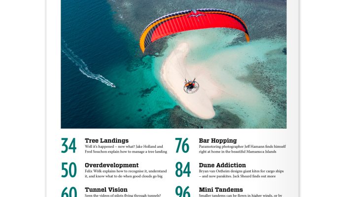 Contents page of Cross Country 256 (March / April 2025)