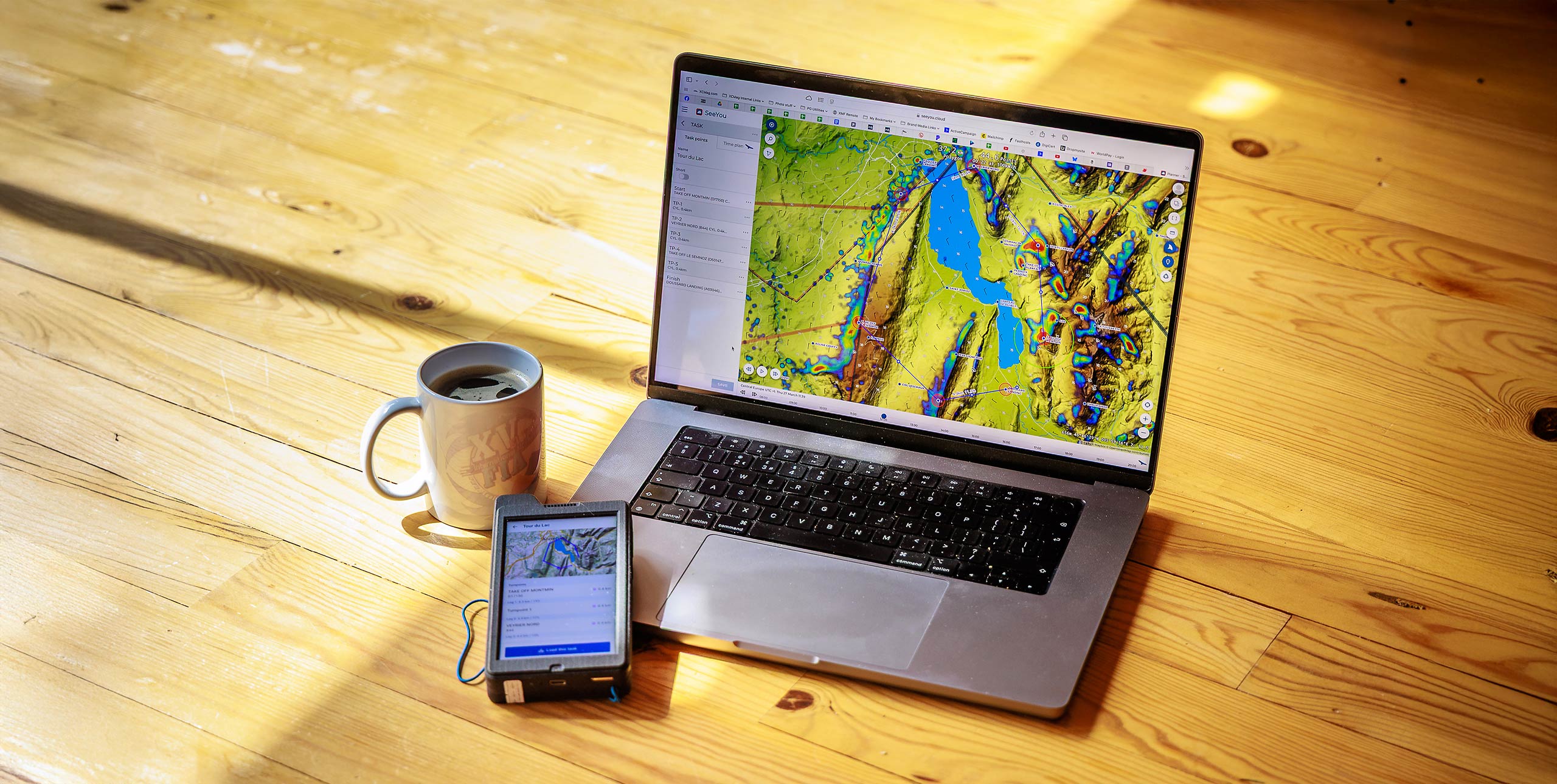 Learning about apps and technology for flying XC