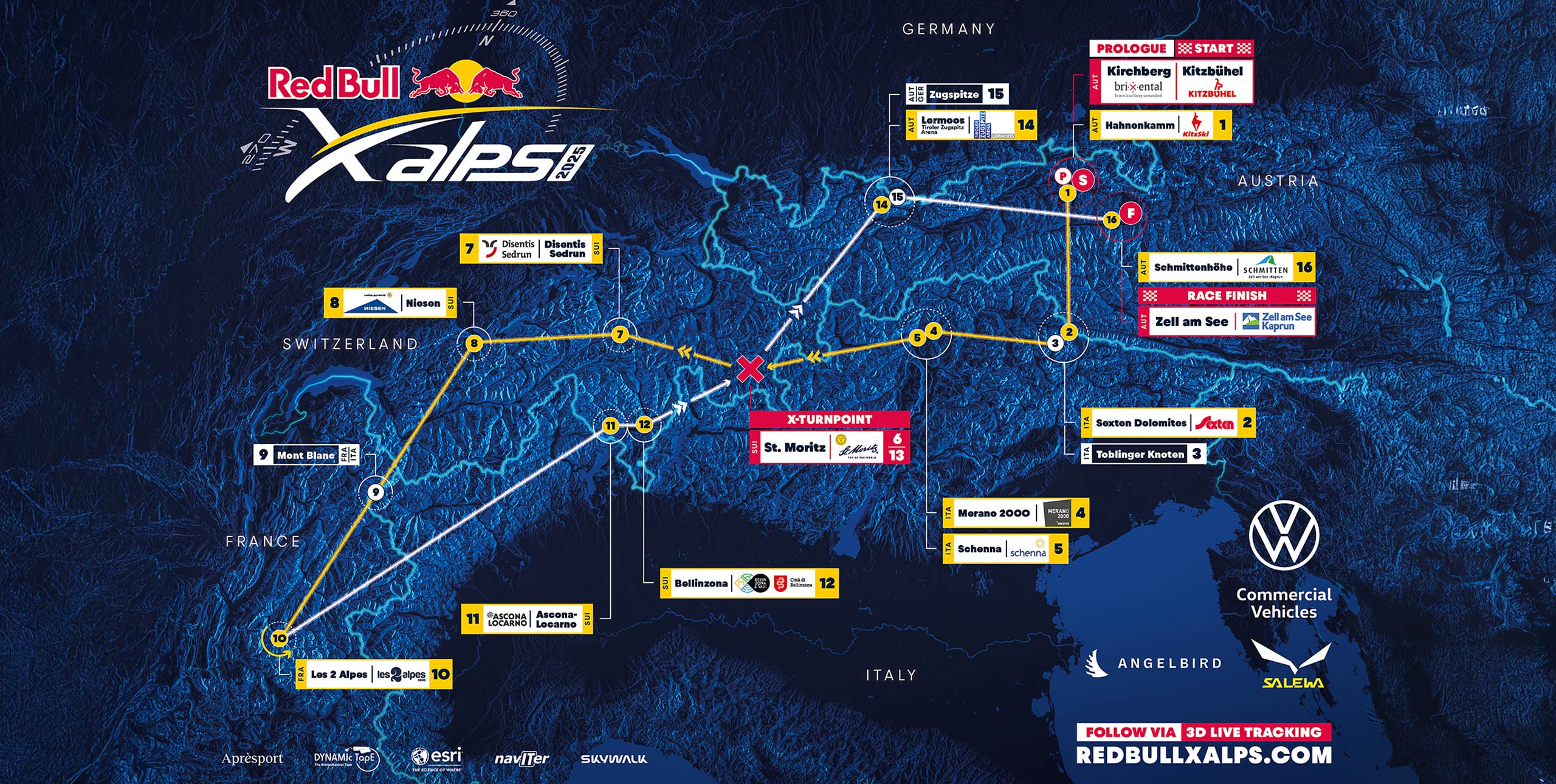 Red Bull X-Alps 2025: This year’s edition covers 1,280km and involves 17 turnpoints and three via ferratas. Via ferrata means ‘iron path’ in Italian and involves using fixed cables and ladders to move through steep ground. On the right, Japan’s Emoto Yuji on the Paternkofel on 21 June 2023 Photo: Lukas Pilz