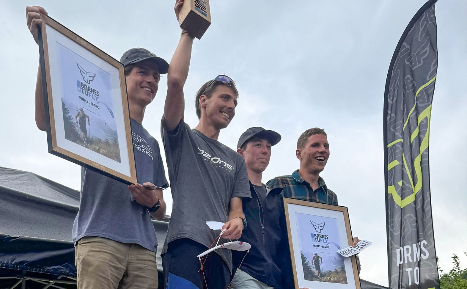 Bornes to Fly 2025 overall podium