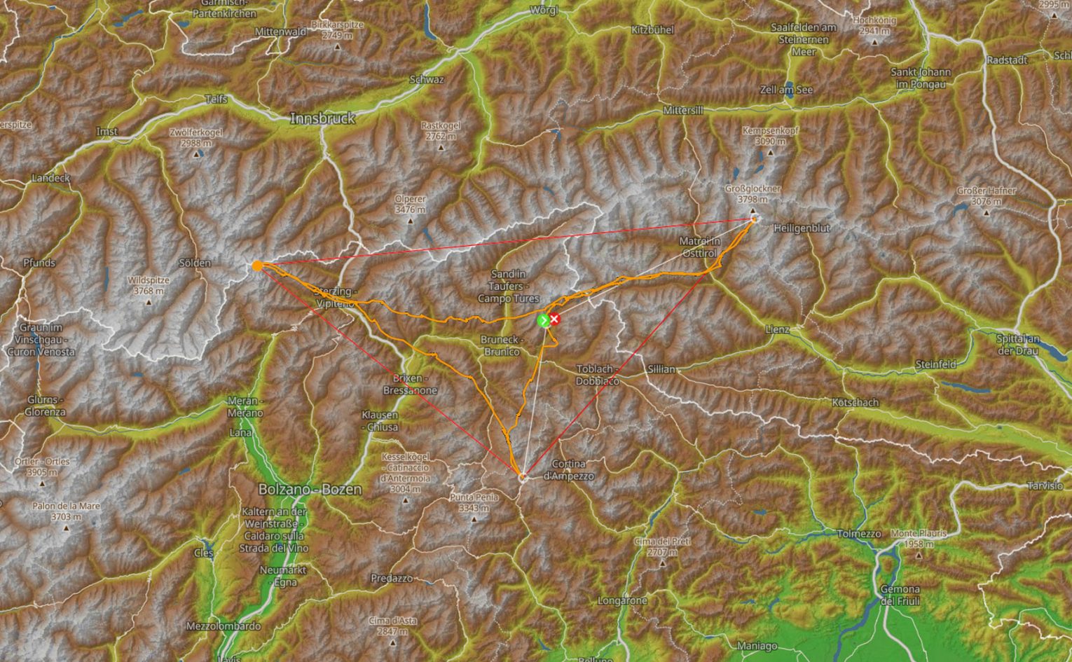 Kinga Masztalerz 272km triangle flight, 1 May 2025
