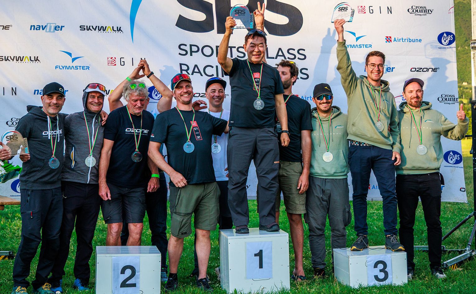 SRS Gin Edition Poggio Bustone teams podium