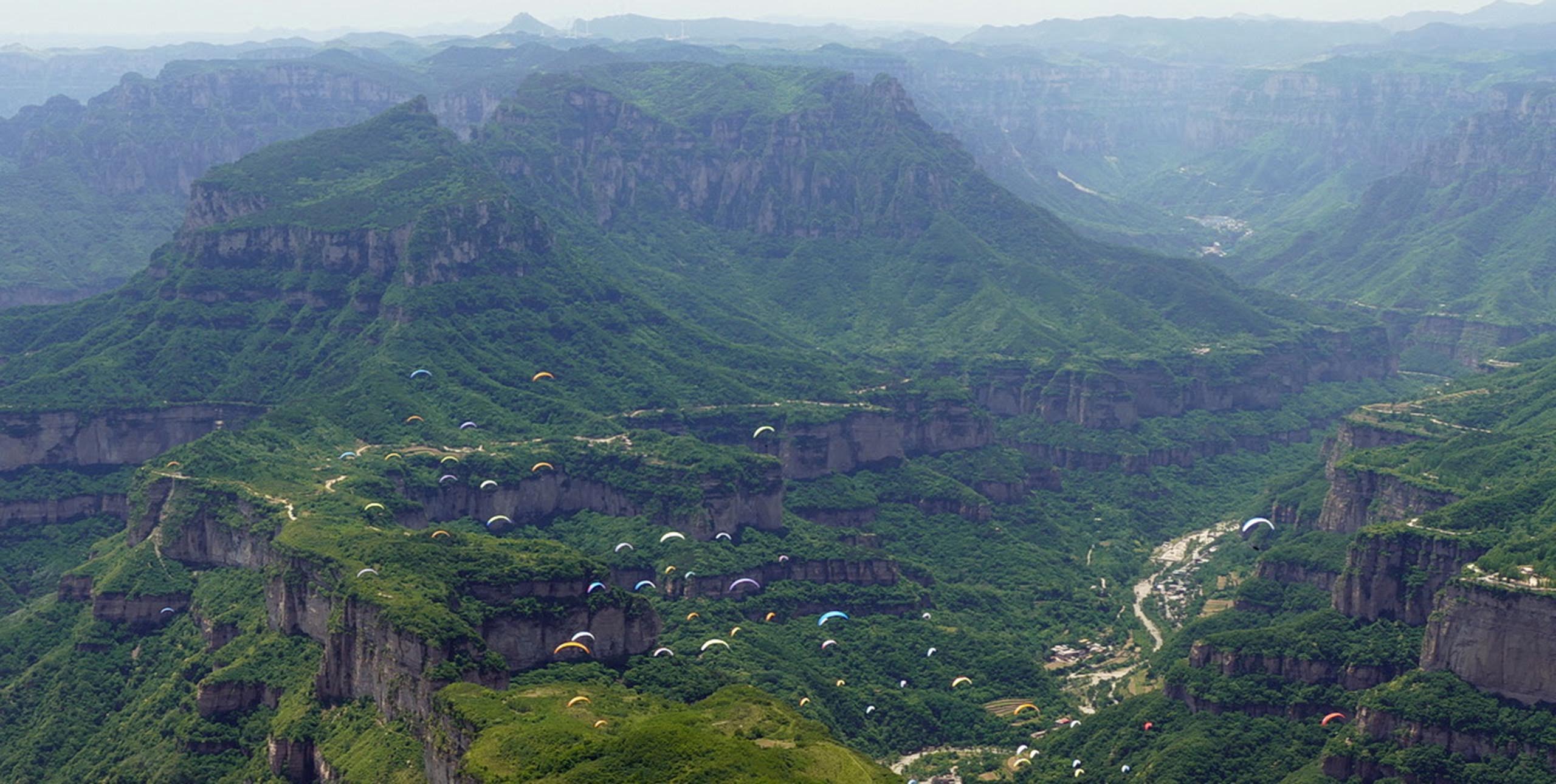Paragliding World Cup Linzhou. Photo: PWCA