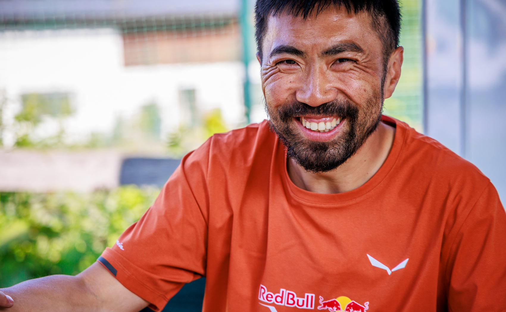 Bei Yu from China at the Red Bull X-Alps. Photo: Marcus King