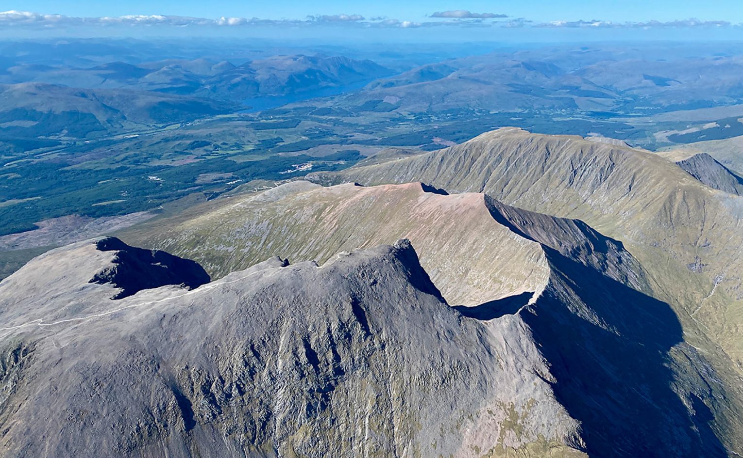 Ben Nevis from the air