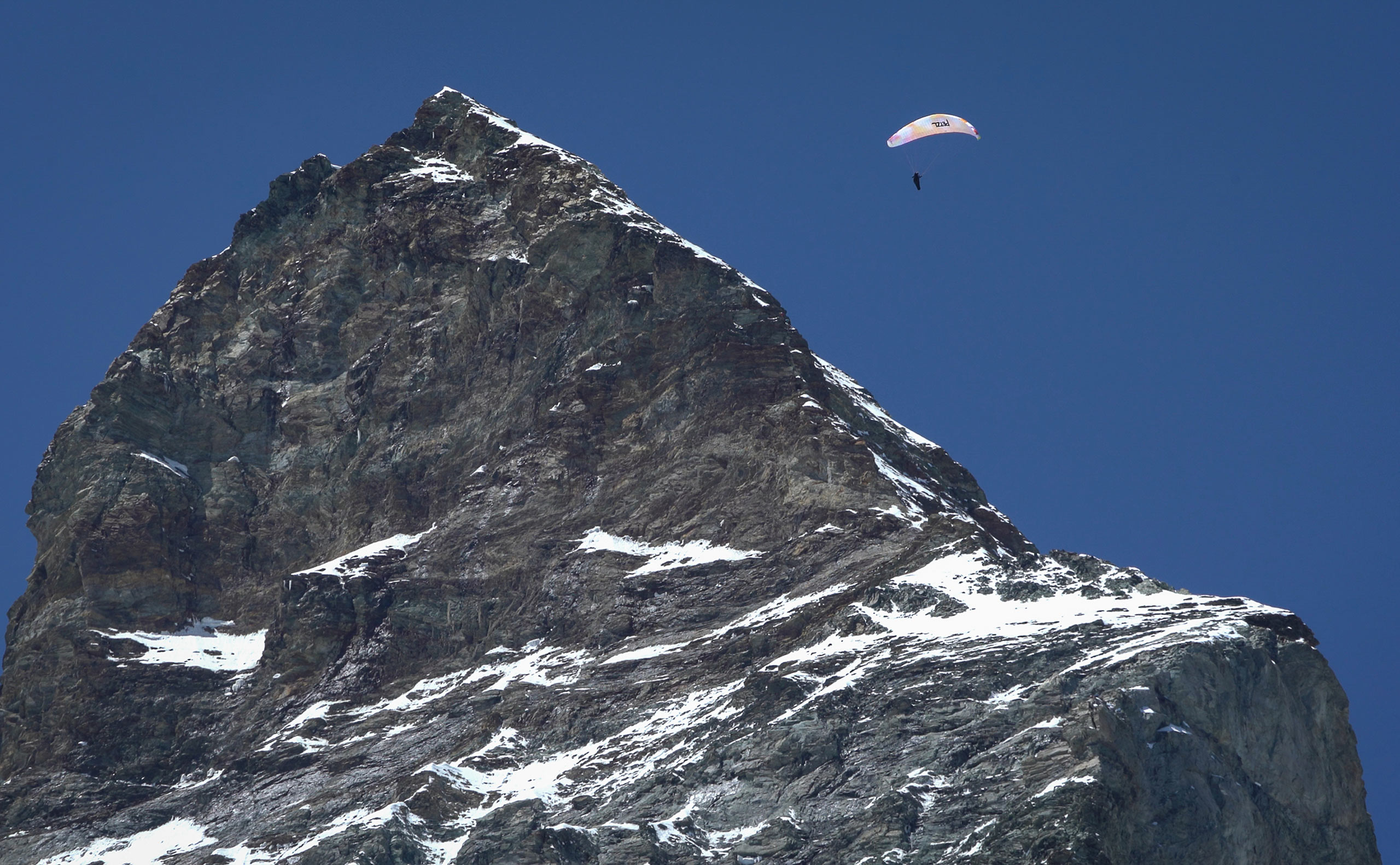 Flying above the Matterhorn