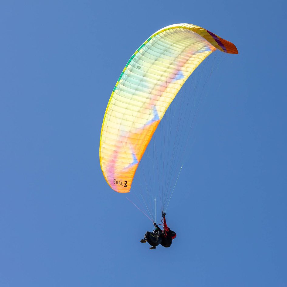 BGD Dual 3 tanem paraglider in lemon