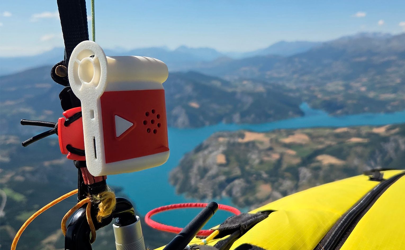 The Vector Vario in flight