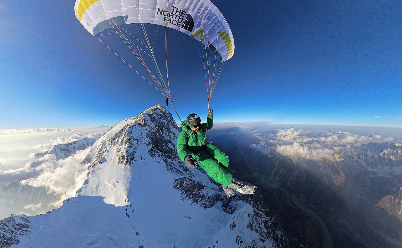 Flying from Nanga Parbat