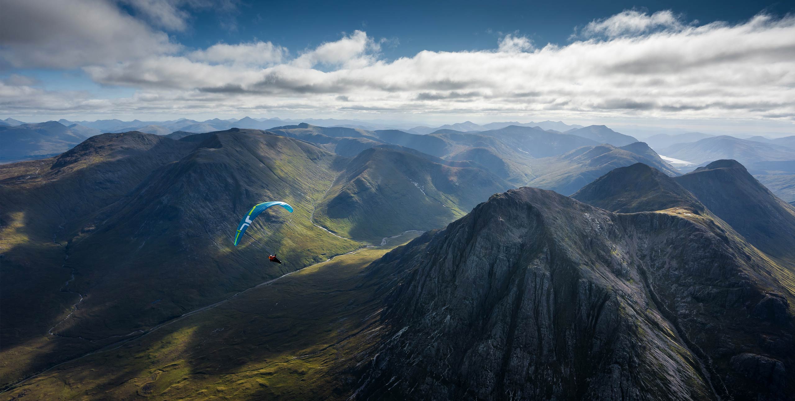 Soaring above the bulk of Buchaille Etive Mòr