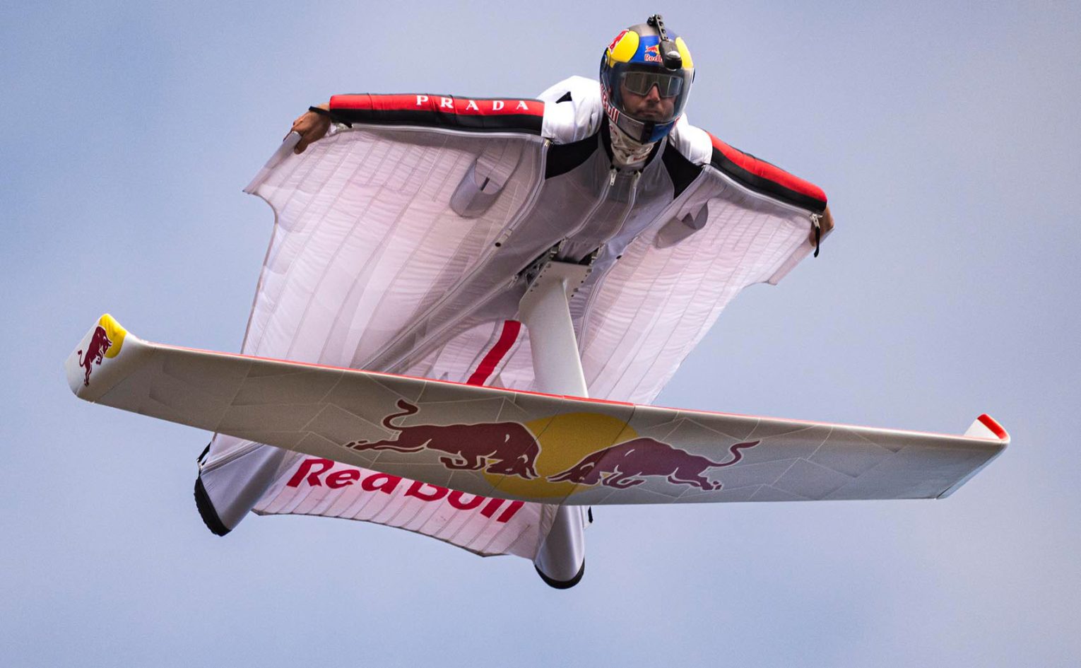 Peter Salzmann seen during the Red Bull Wingsuit Foil Project at El Hierro on September 3, 2025. Photo: Sebastien Marko