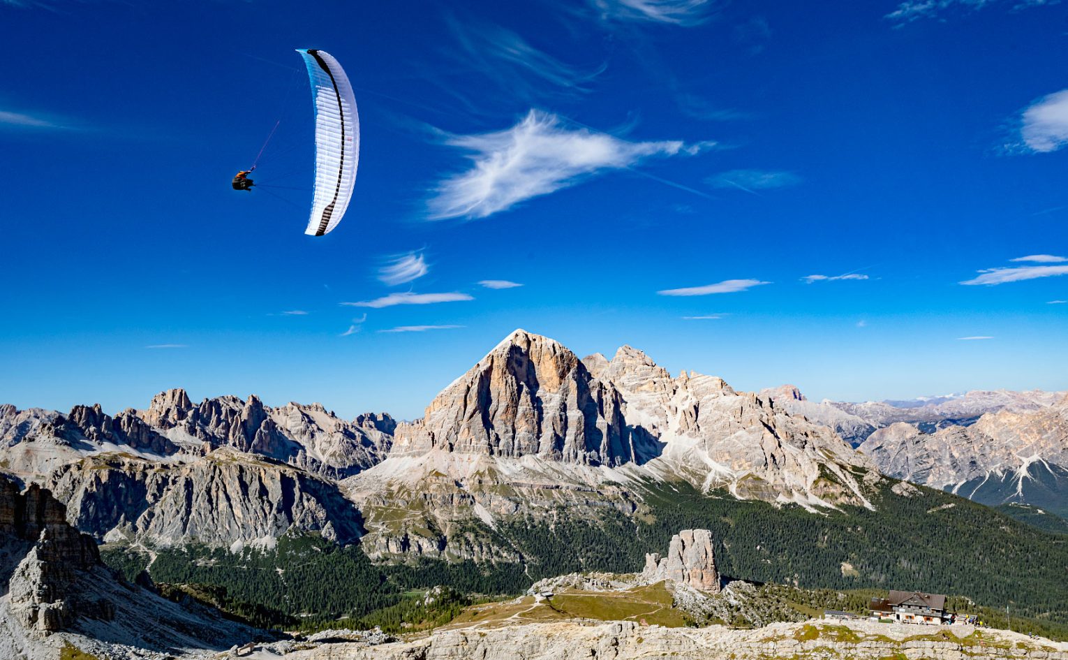Flying the Dolomites