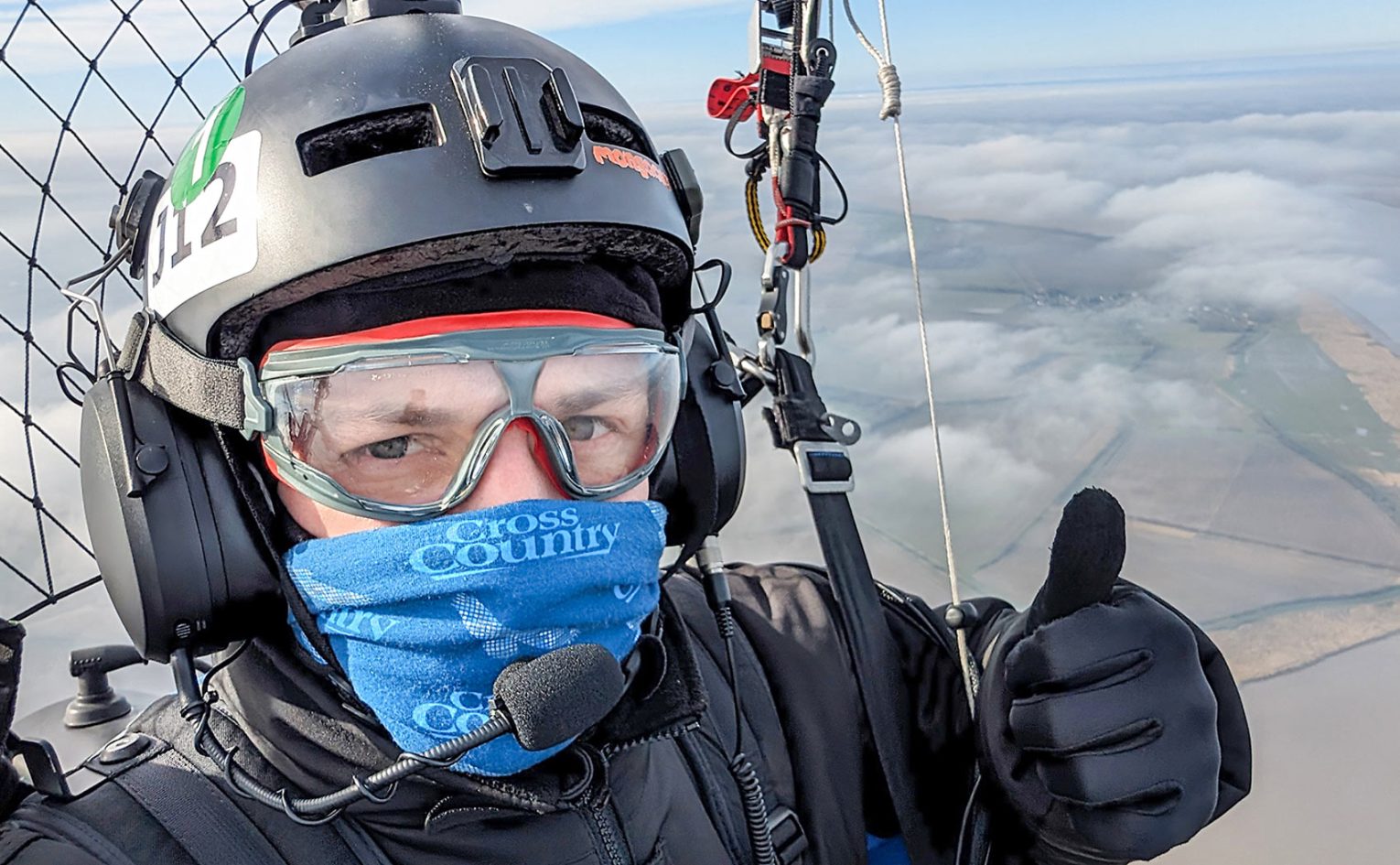 Dan Jones paramotor pilot