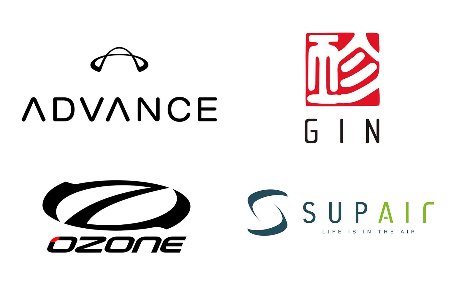 Advance, Gin, Ozone and Supair