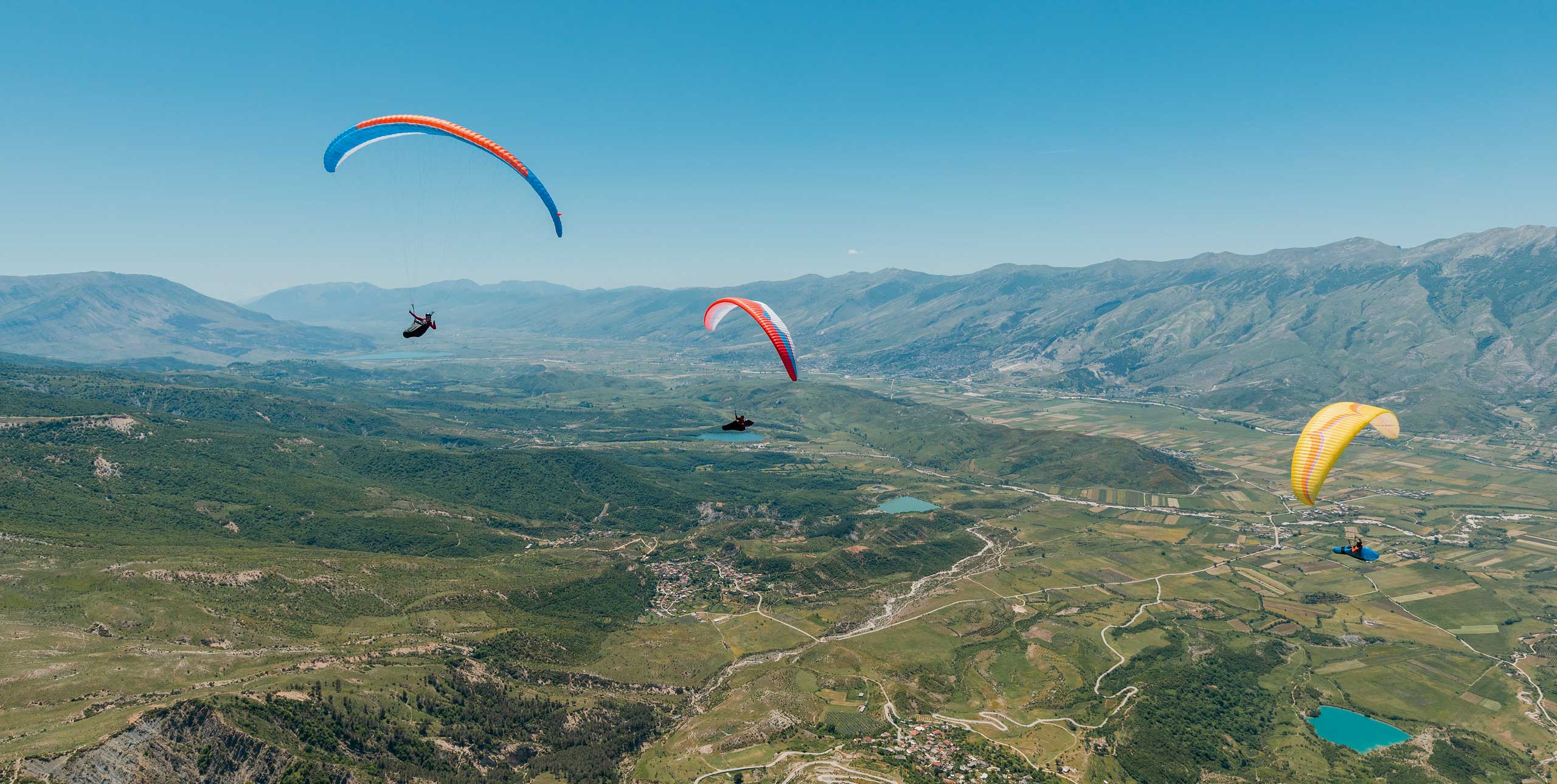 Soaring at the beach in Albania