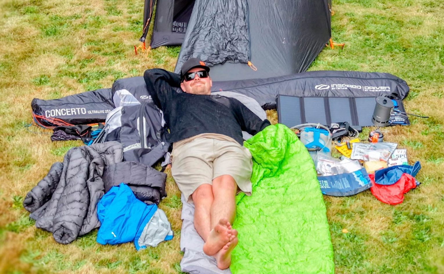 Packed for adventure