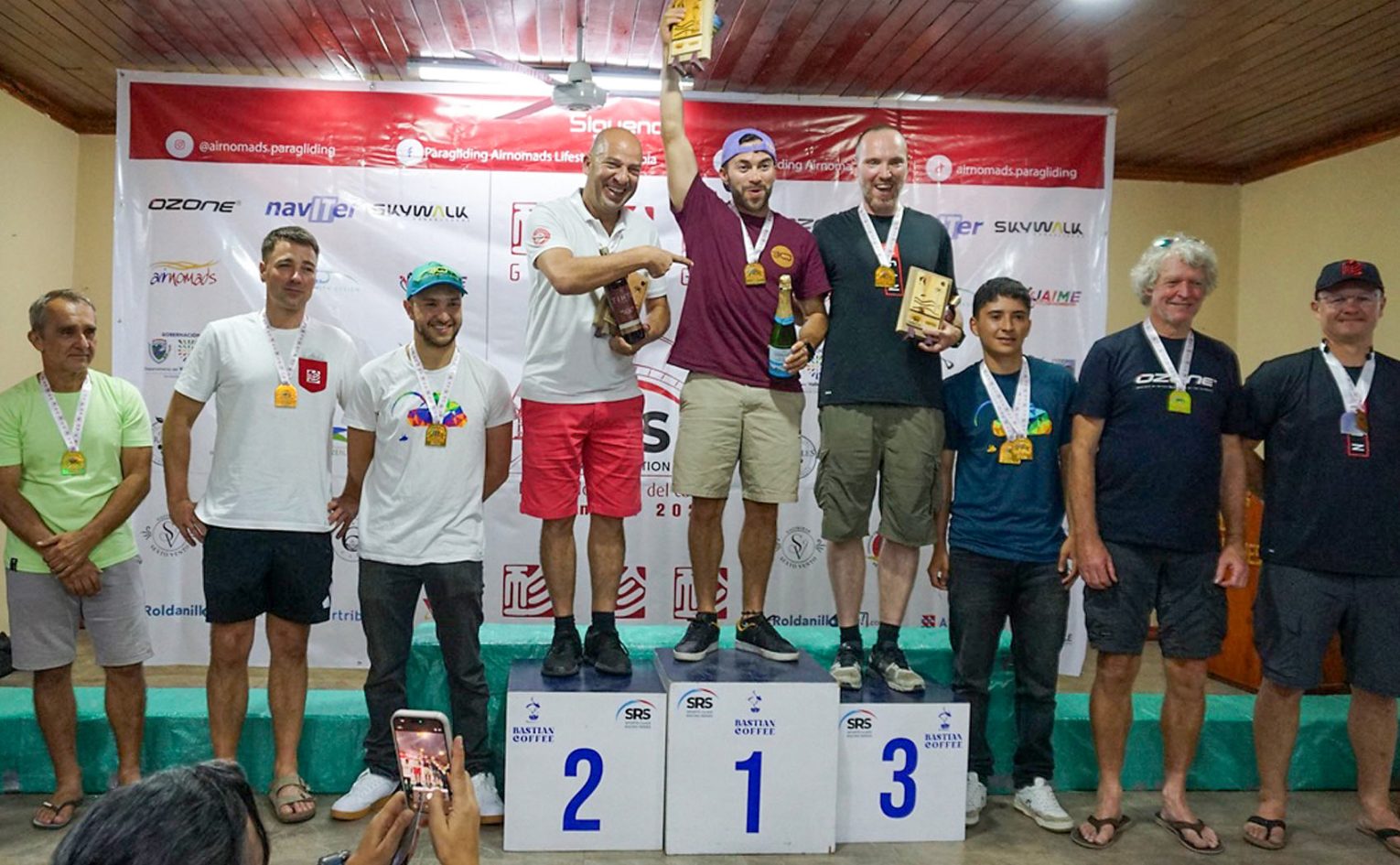 SRS Colombia overall podium