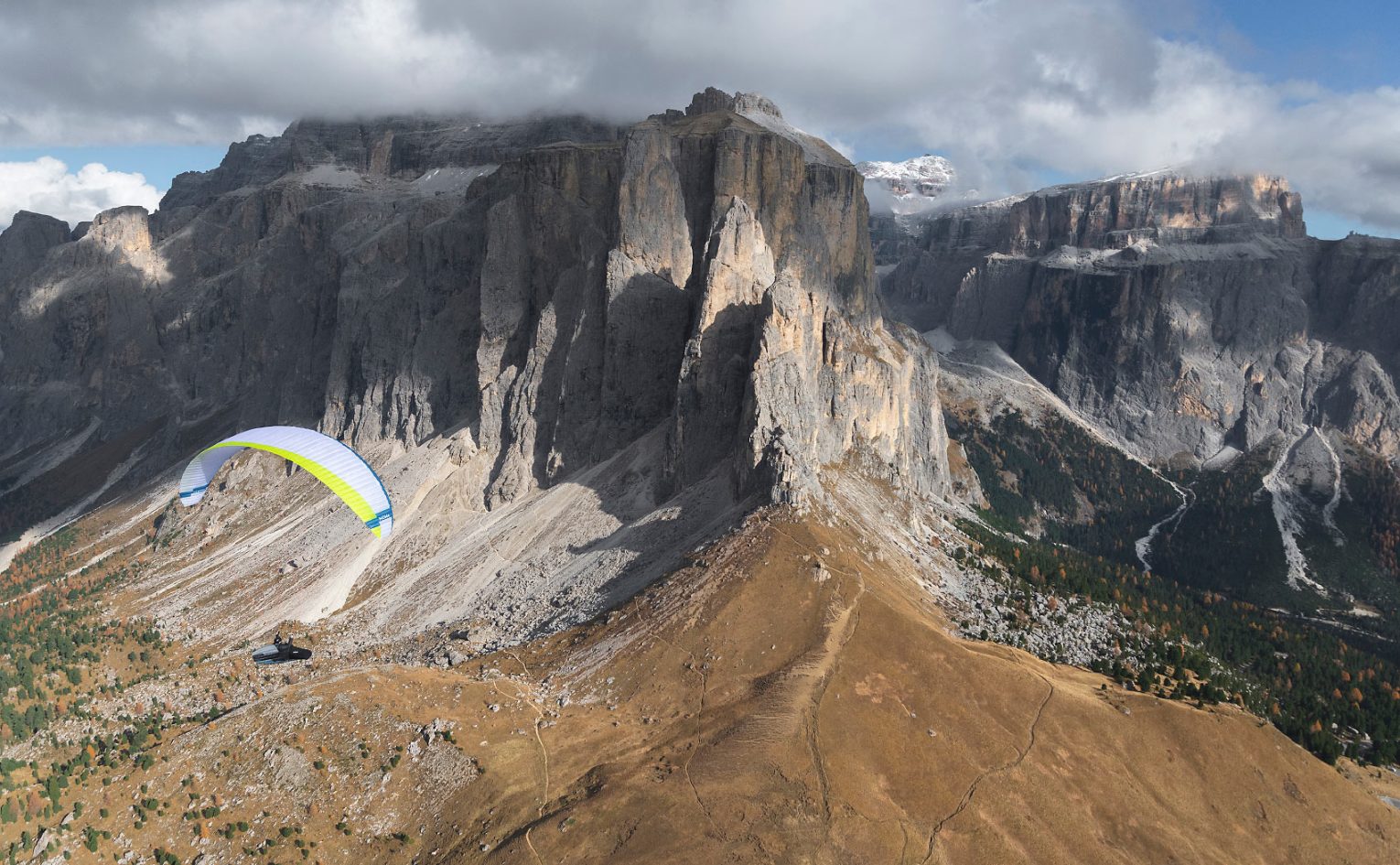 Flying the Dolomites