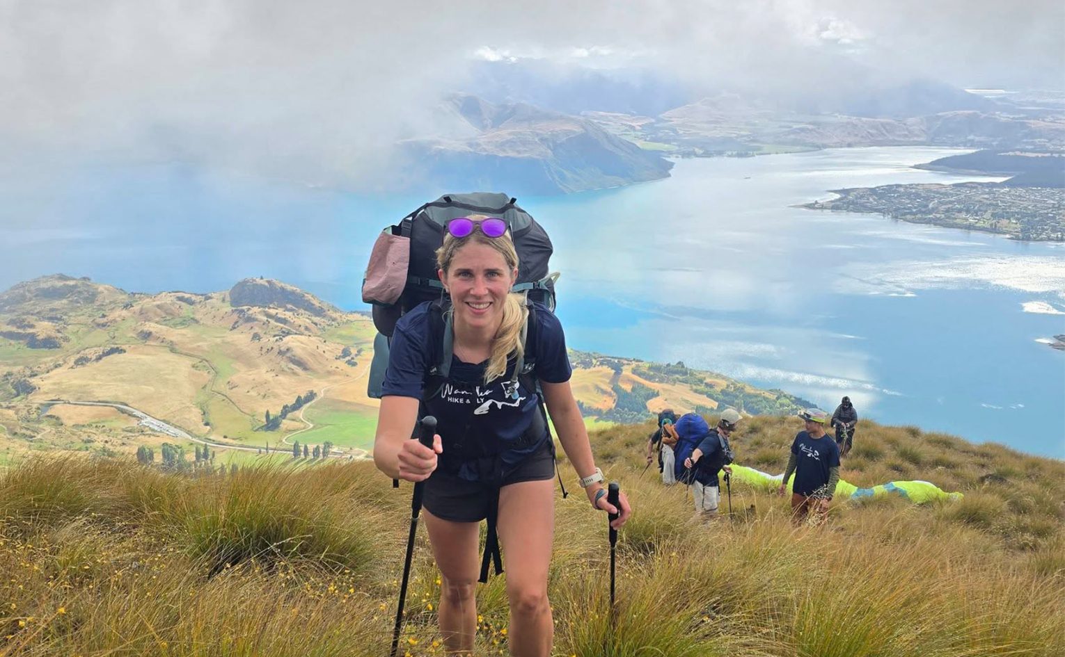 Day 1 Wanaka hike-and-fly race
