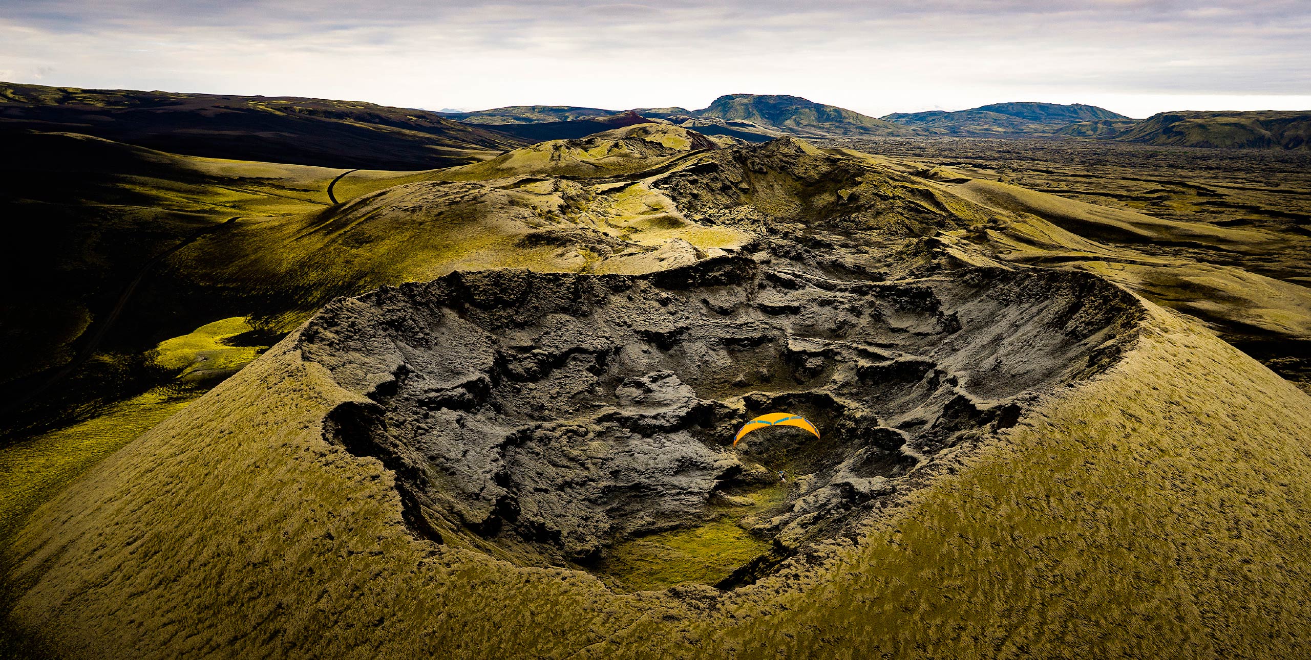 Paramotoring in Iceland