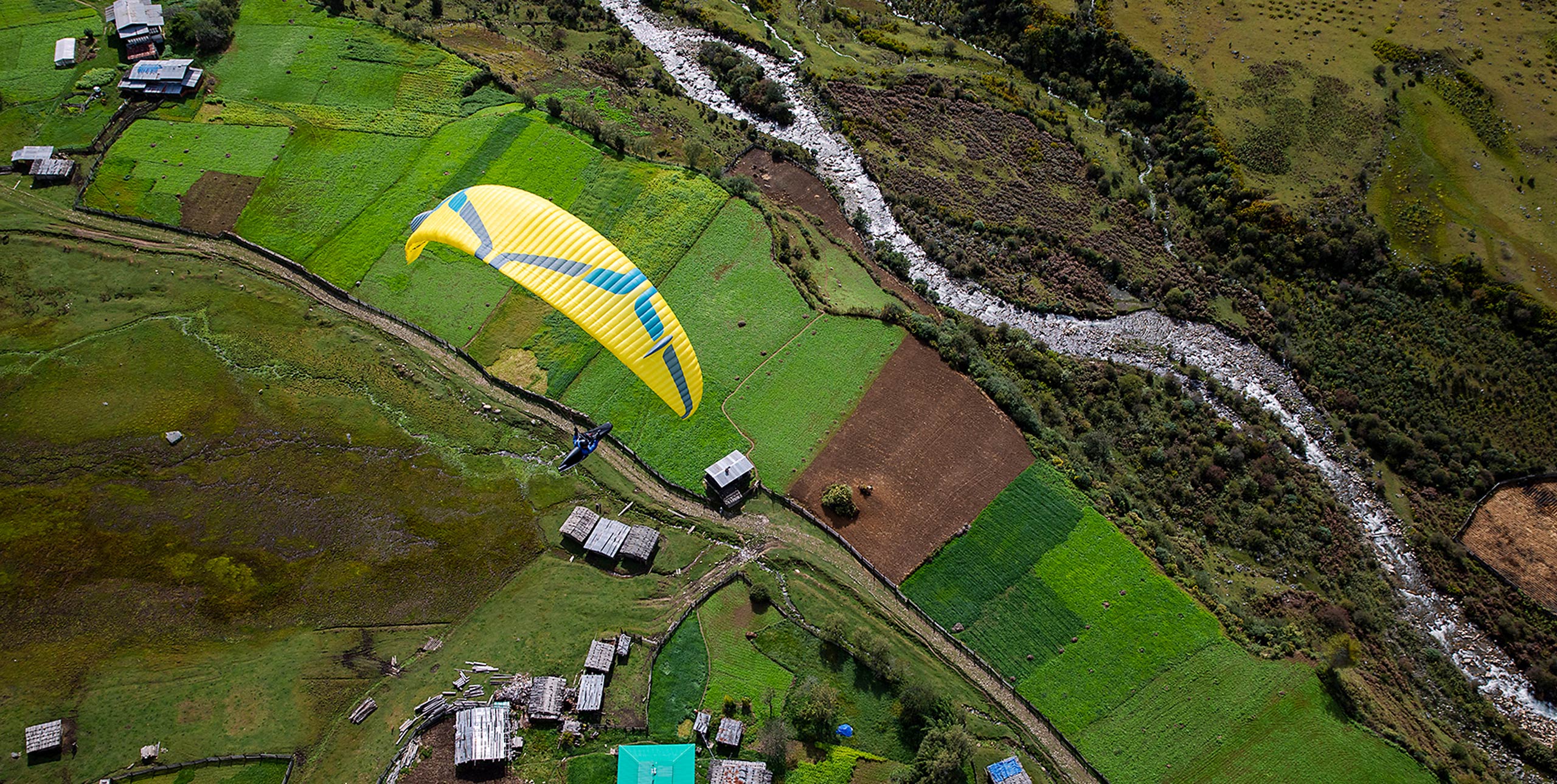 Paragliding in Bhutan