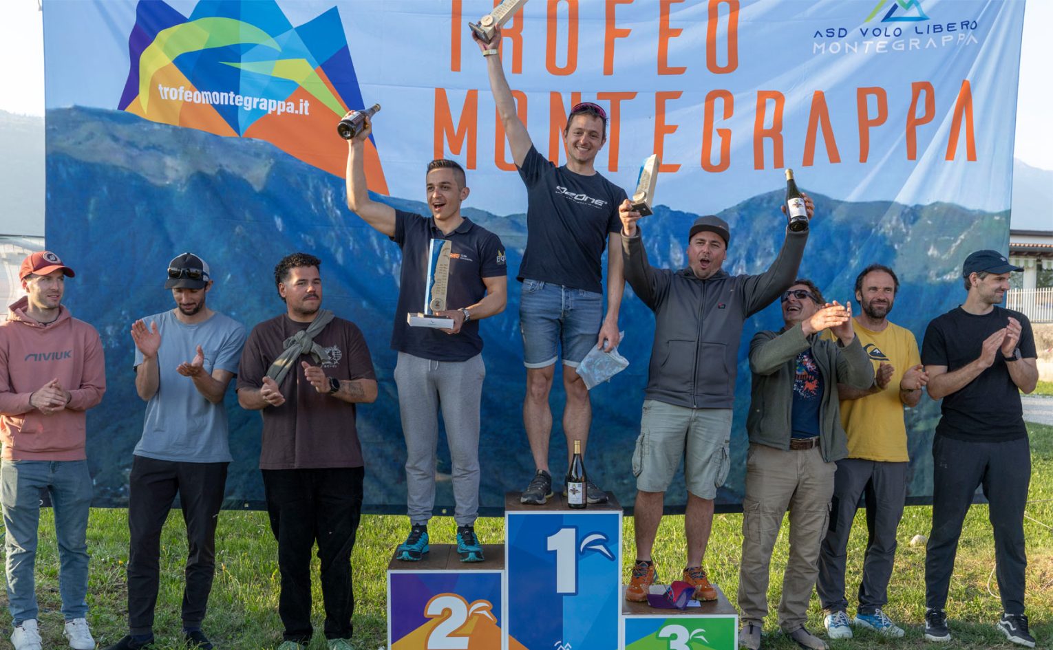 Montegrappa 2026 overall podium Photo: Martin Scheel