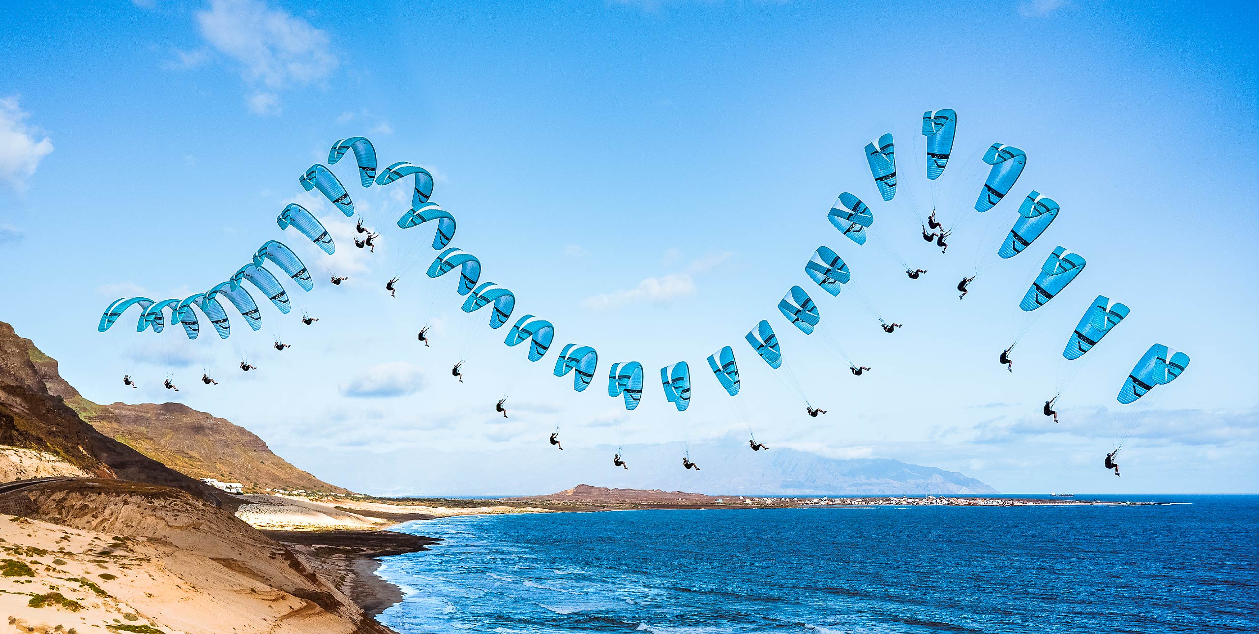 A Flare Bandit pitches and dives