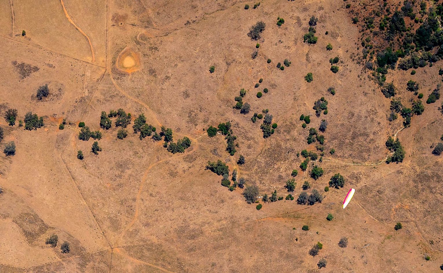 Flying near Manilla, NSW