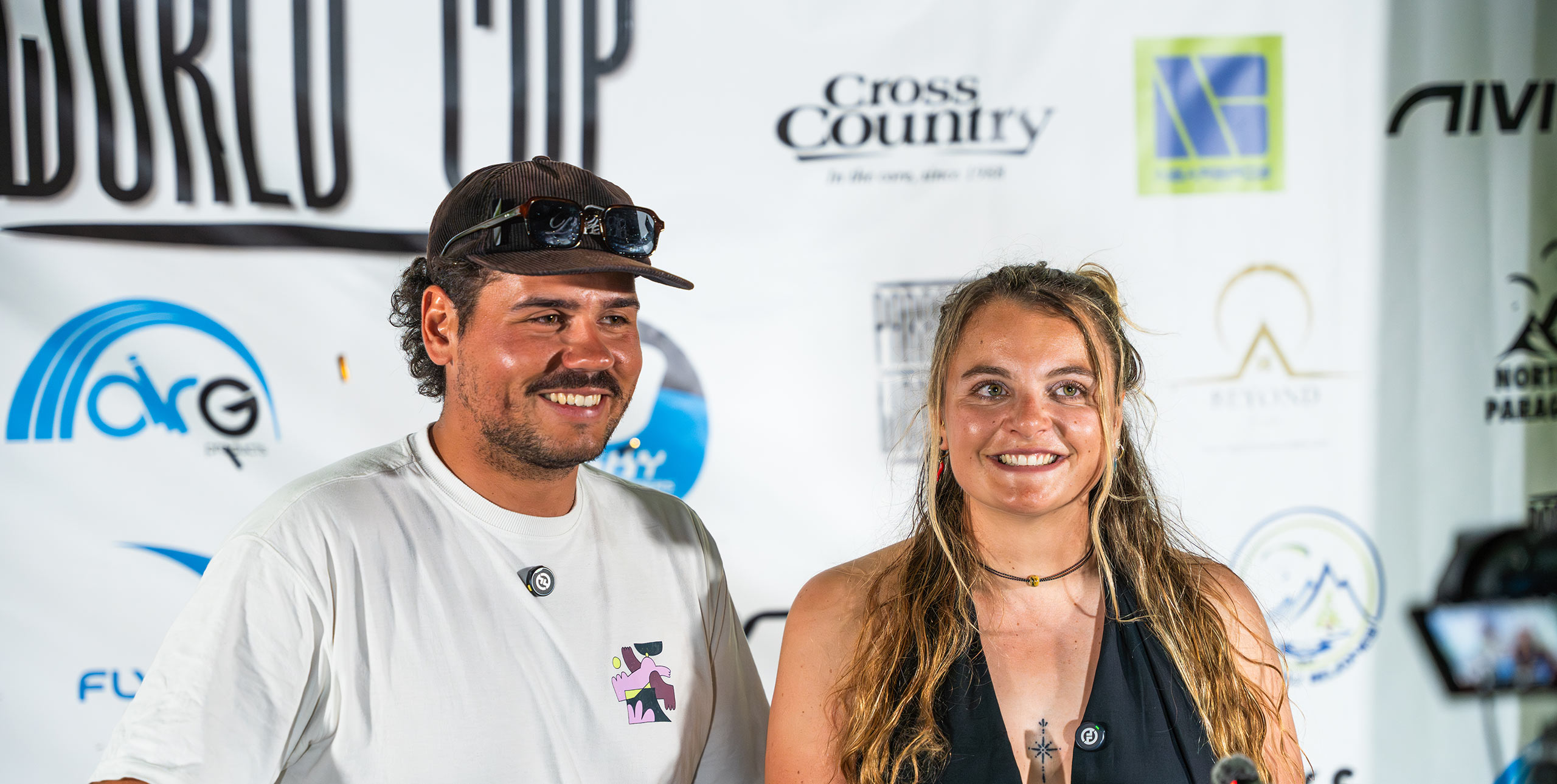 Superfinal 2026 winners Andy Tallia and Constance Mettetal. Photo: Henry George