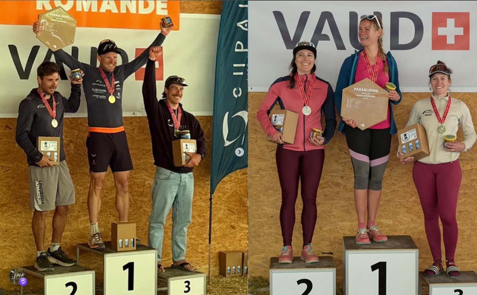 2026 Jura hike and fly podium