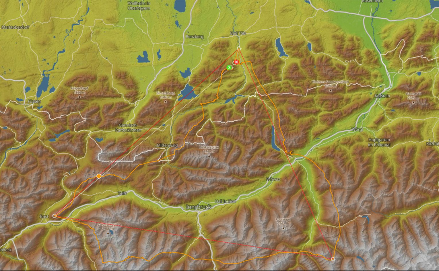 xcontest track of Marcel Duerr Saturday 2 May 2026