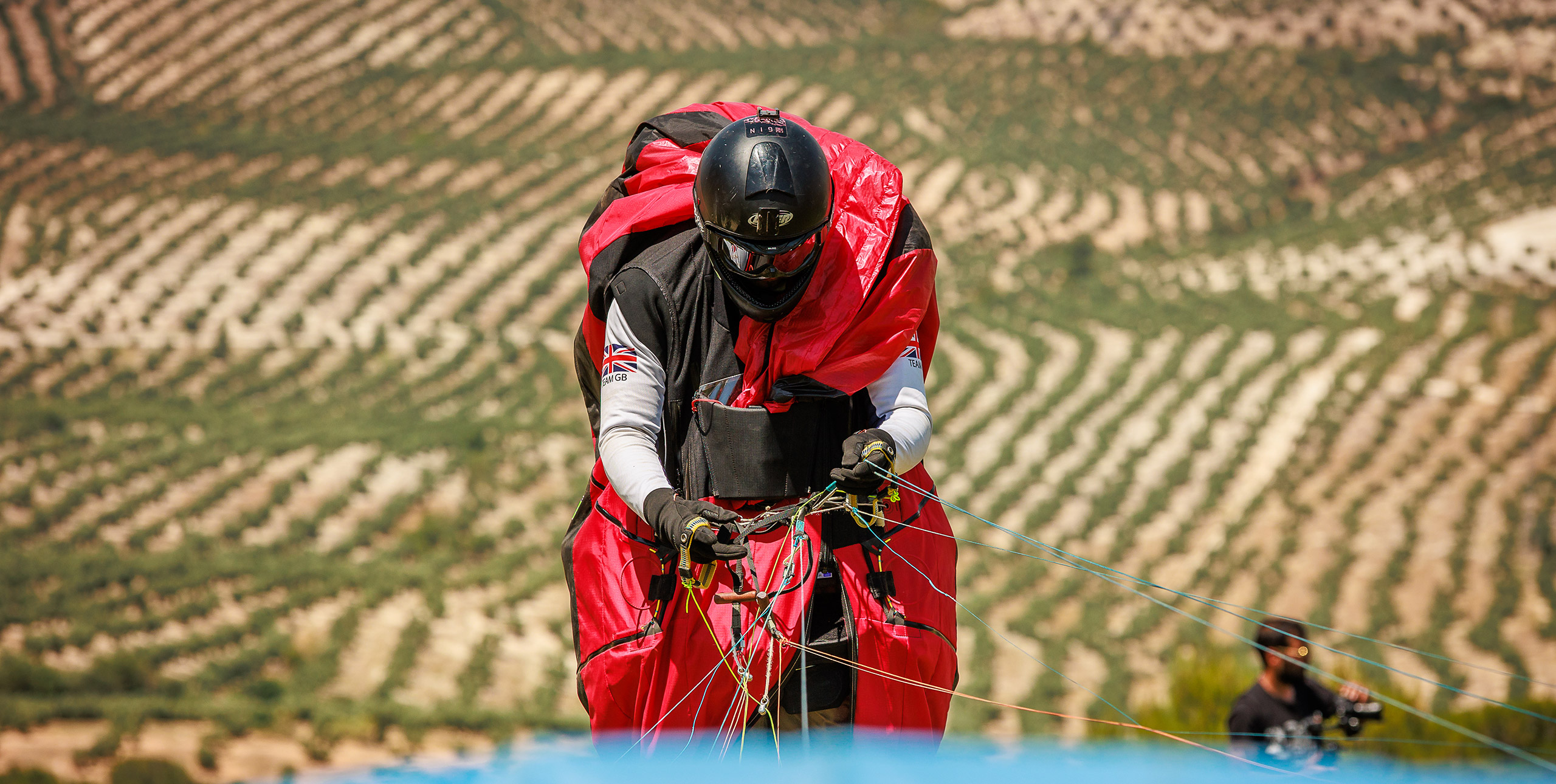 Launching in Pegalajar, Spain. Photo: Marcus King