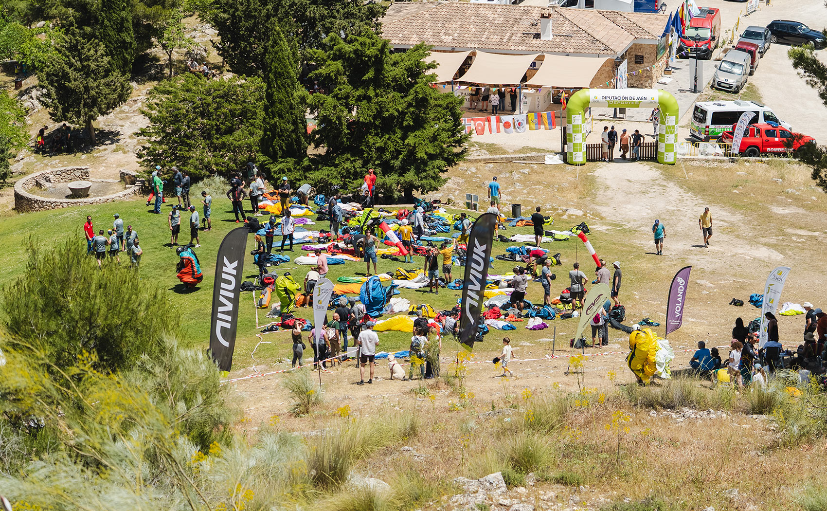 The launch at Pegalajar. Photo: Henry George