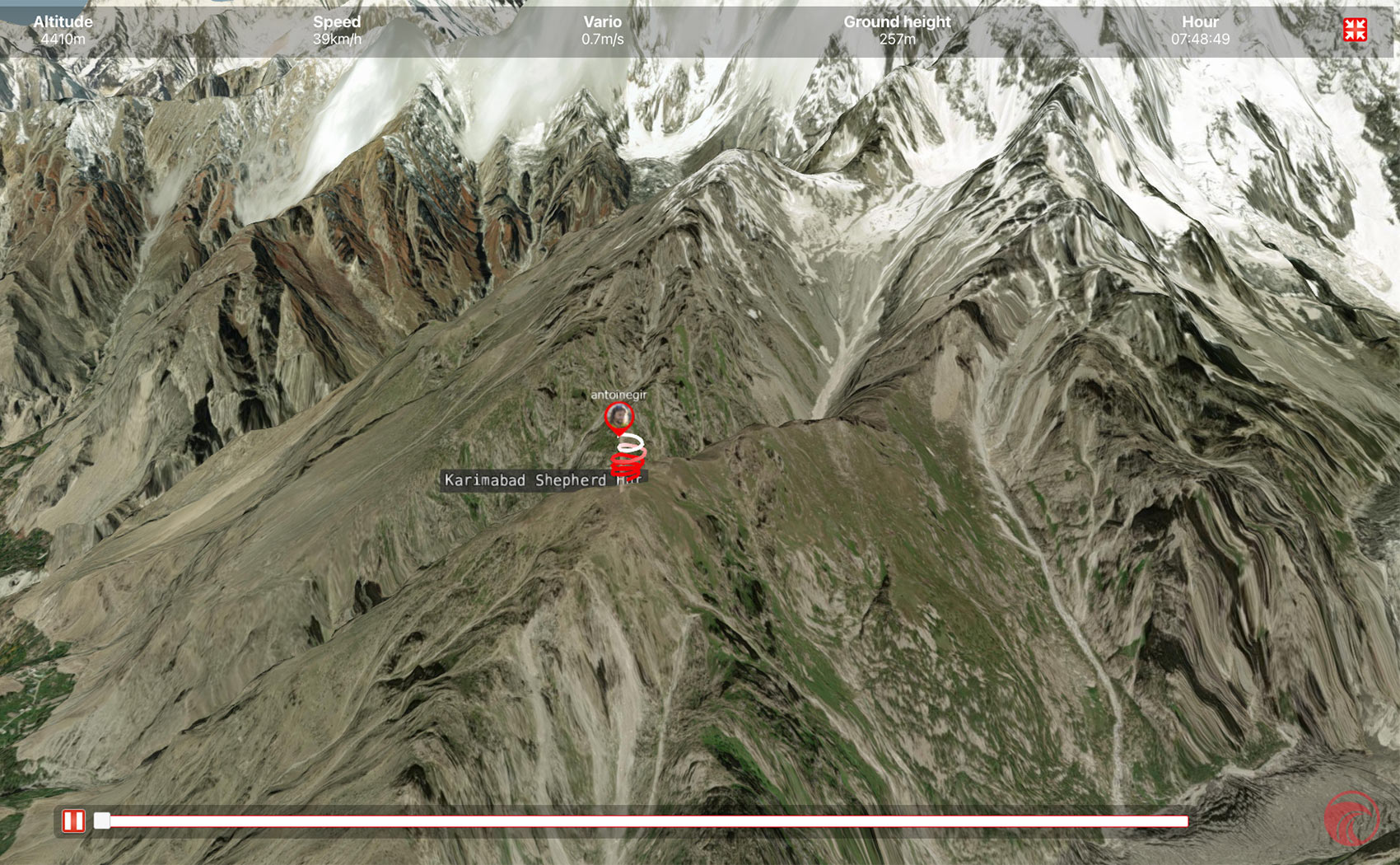 Antoine Girard's record 400km FAI Triangle flight on 16 June 2026