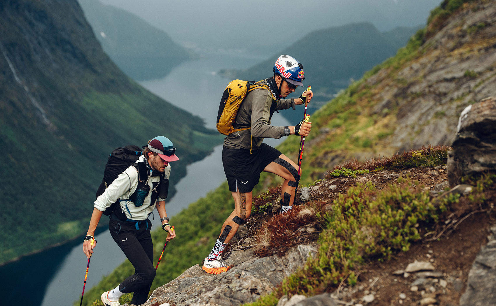 Aaron Durogati has set a new 24-hour hike-and-fly world record after climbing and flying an astonishing 19,424m of vertical ascent in a single day on Norway's Slogen mountain.