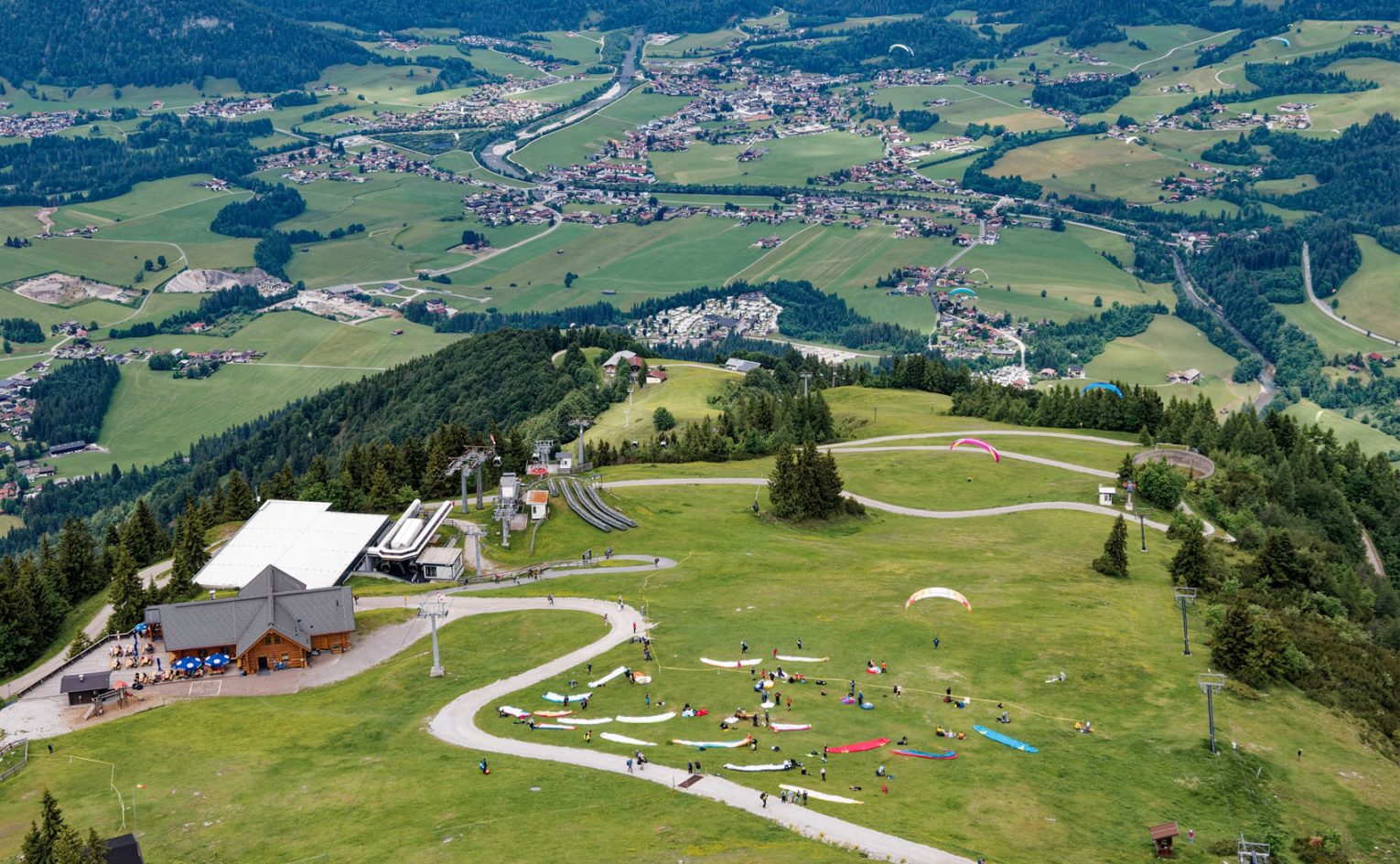 Kössen super paragliding testival launch 2026
