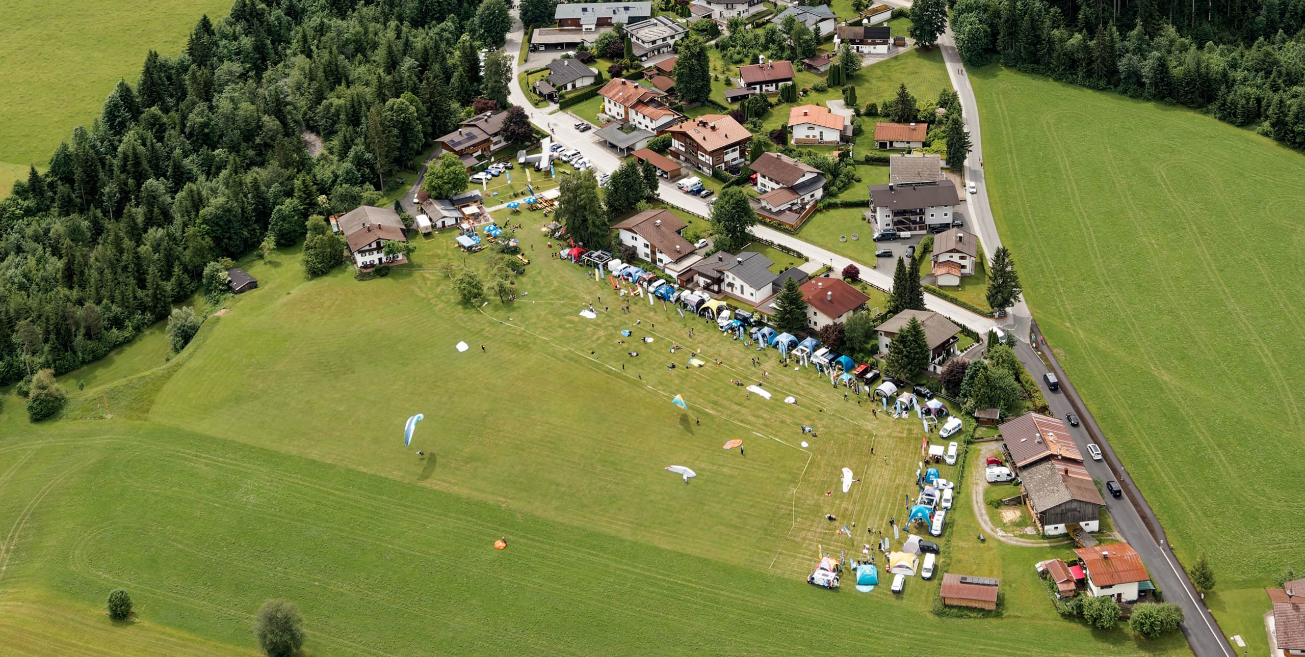 Kössen super paragliding testival launch 2026