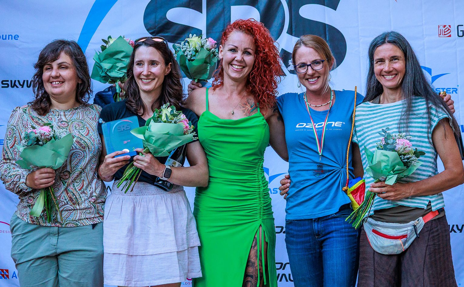 Women's podium