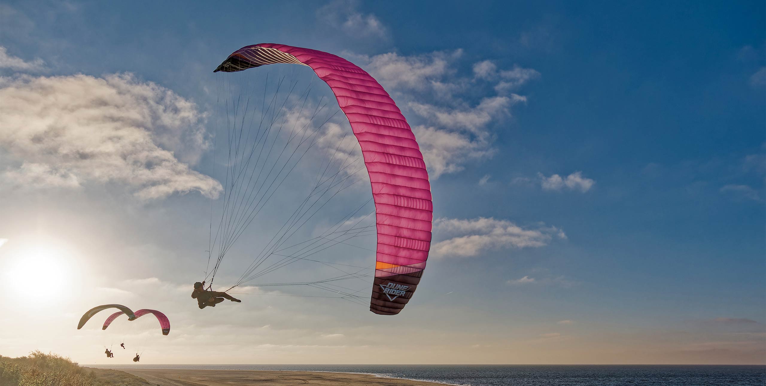 Dune soaring in the Netherlands