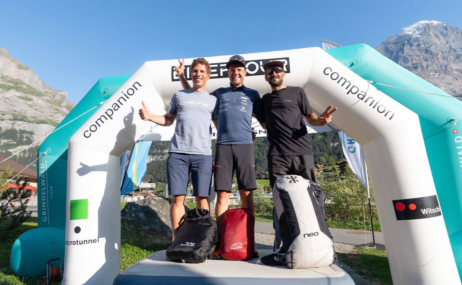 Winners podium Eigertour 2026