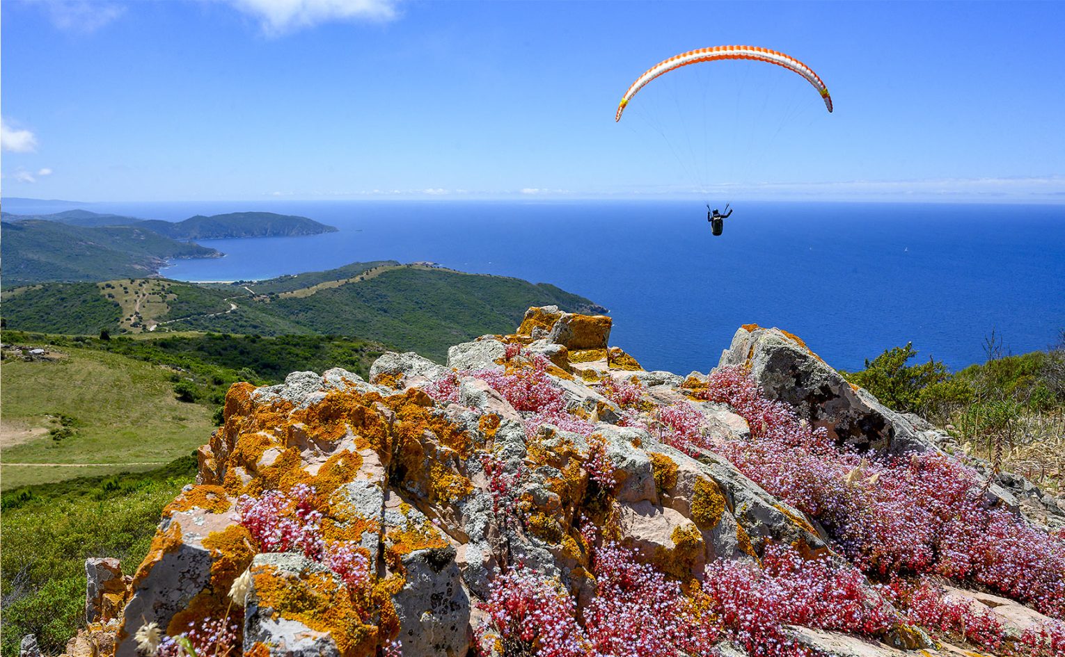 Flying in clear conditions