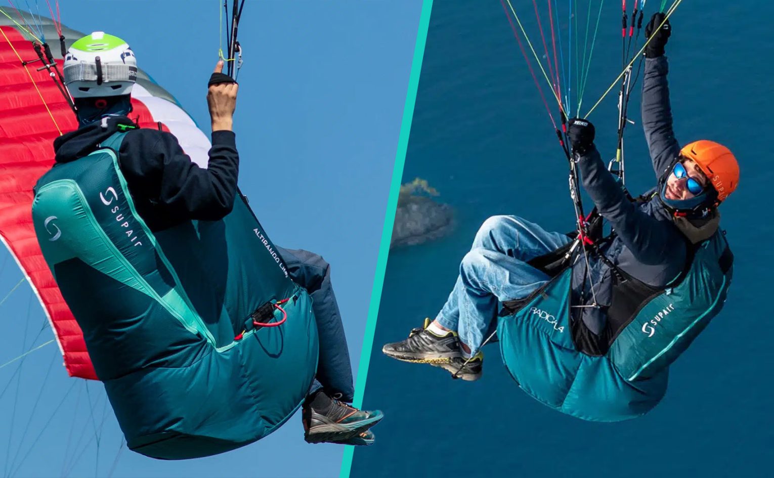 Supair AltiRando 2 and Radical 4 harnesses